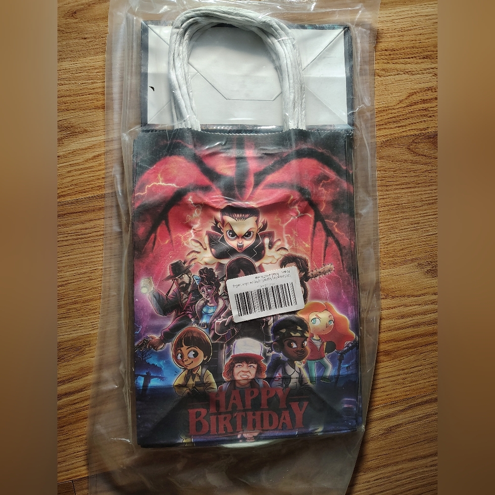 Party Gift Bags StrangerThings 12cnt